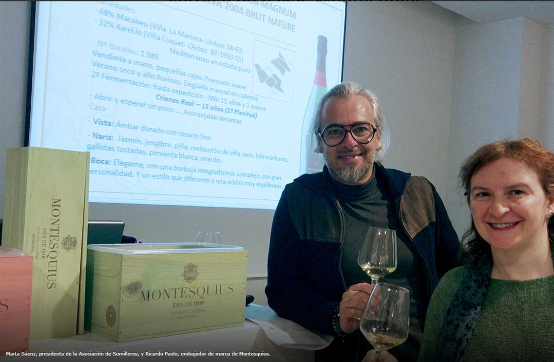 la-asociacion-de-sumilleres-de-la-rioja-estrena-el-ano-con-una-espectacular-cata-vertical-de-cavas-montesquius